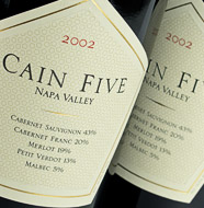 Cain Vineyard & Winery Cain Five 2008