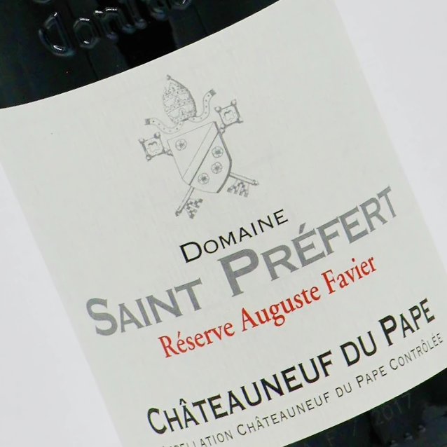 Domaine de St. Prefert Chateauneuf du Pape Collection Charles Giraud 2010